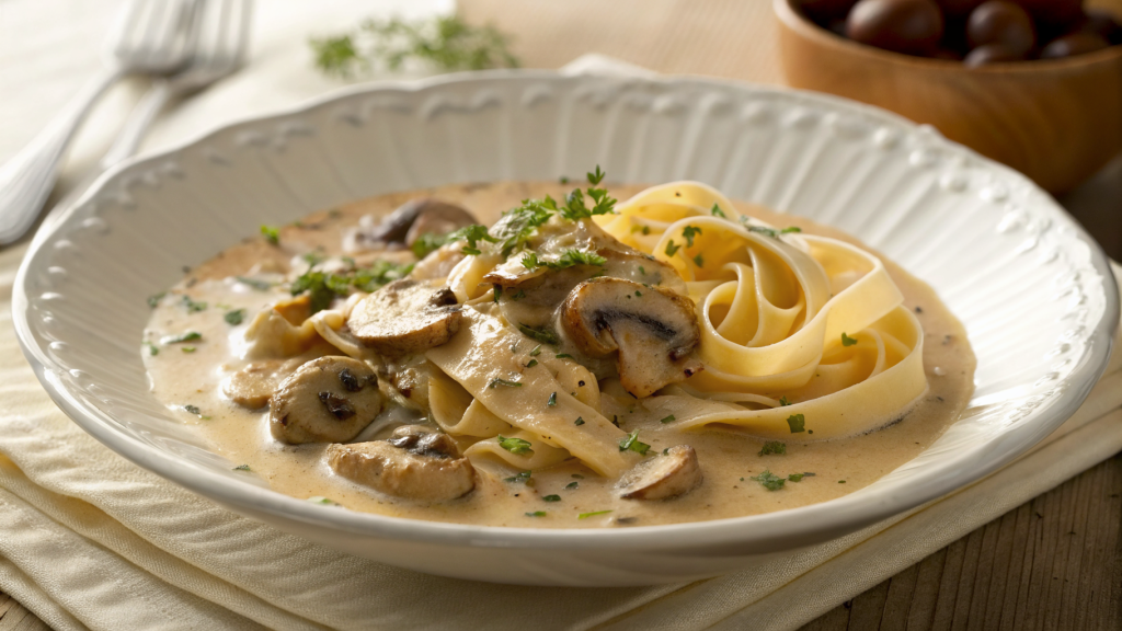 Klassieke Champignonroomsaus